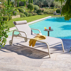 Transat sur roues Osmala beige / argile Hespéride - Le Dépôt Bailleul