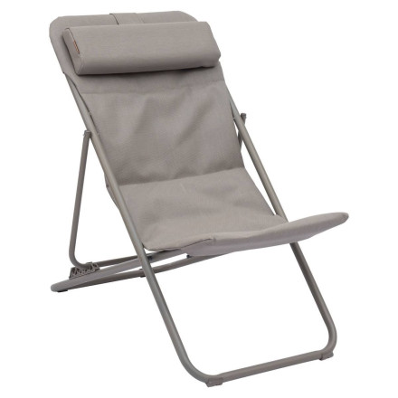 Chilienne pliante Miraël noisette / café Hespéride - Le Dépôt Bailleul