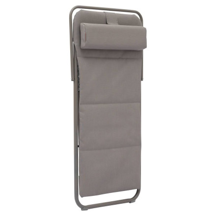 Chilienne pliante Miraël noisette / café Hespéride - Le Dépôt Bailleul