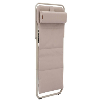 Chilienne pliante Miraël lin / argile Hespéride - Le Dépôt Bailleul