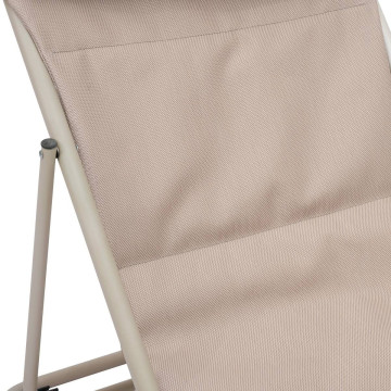 Chilienne pliante Miraël lin / argile Hespéride - Le Dépôt Bailleul