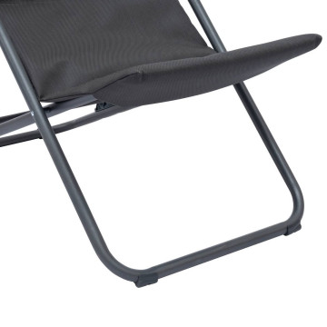 Chilienne pliante Miraël anthracite / graphite Hespéride - Le Dépôt Bailleul