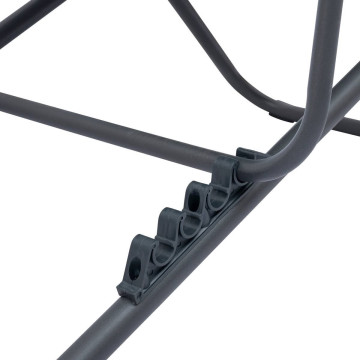 Chilienne pliante Miraël anthracite / graphite Hespéride - Le Dépôt Bailleul