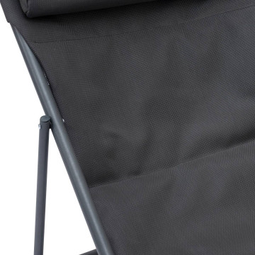 Chilienne pliante Miraël anthracite / graphite Hespéride - Le Dépôt Bailleul