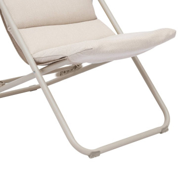 Chilienne pliante Nillia lin / argile  Hespéride - Le Dépôt Bailleul