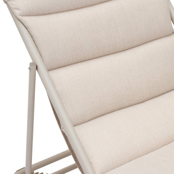 Chilienne pliante Nillia lin / argile  Hespéride - Le Dépôt Bailleul