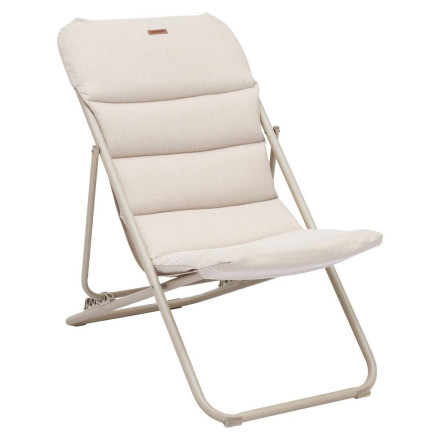 Chilienne pliante Nillia lin / argile  Hespéride - Le Dépôt Bailleul