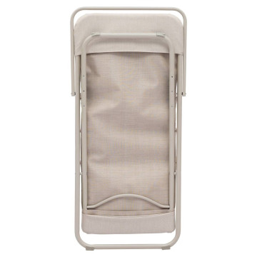 Chilienne pliante Nillia lin / argile  Hespéride - Le Dépôt Bailleul