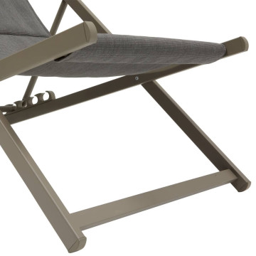 Chilienne pliante Lunivia mocha / café Hespéride - Le Dépôt Bailleul