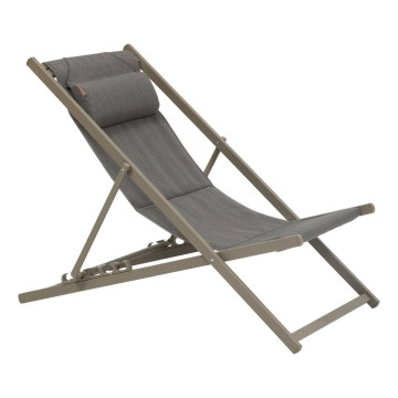 Chilienne pliante Lunivia mocha / café Hespéride - Le Dépôt Bailleul