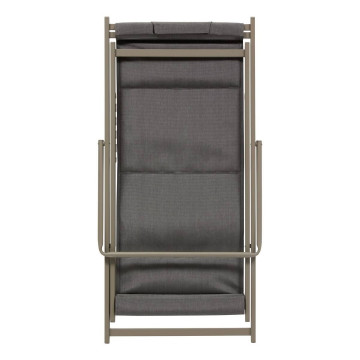 Chilienne pliante Lunivia mocha / café Hespéride - Le Dépôt Bailleul