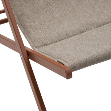 Chilienne pliante Lunivia badiane / acajou Hespéride - Le Dépôt Bailleul