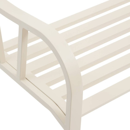 Banc de jardin Alvernia argile Hespéride - Dépôt Bailleul