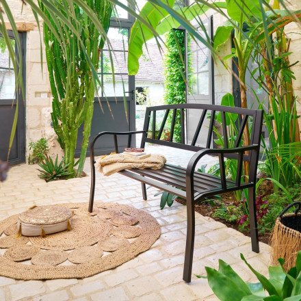 Banc de jardin Hespéride Alvernia [Livraison rapide] - Dépôt Bailleul