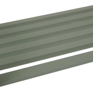 Banc de jardin Alvernia vert laurier Hespéride - Dépôt Bailleul