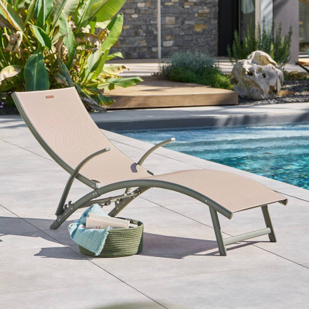 Transat Samba pliable lin/laurier Hespéride - Le Dépôt Bailleul