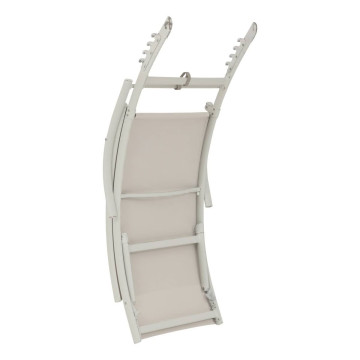 Transat Samba pliable lin/argile Hespéride - Le Dépôt Bailleul