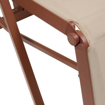 Chaise longue Decima Hespéride lin/acajou  - Le Dépôt Bailleul