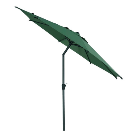 Parasol mat central rond 3m Loompa vert olive Hespéride - Le Dépôt Bailleul