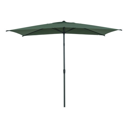 Parasol mat central 2x3 m Loompa vert olive Hespéride - Le Dépôt Bailleul