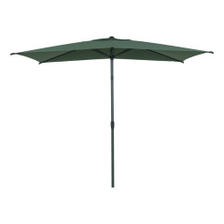 Parasol mat central 2x3 m Loompa vert olive Hespéride - Le Dépôt Bailleul