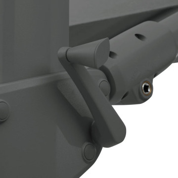 Parasol décentré Melhia 3x3 m oléfine vert laurier Hespéride - Le Dépôt Bailleul