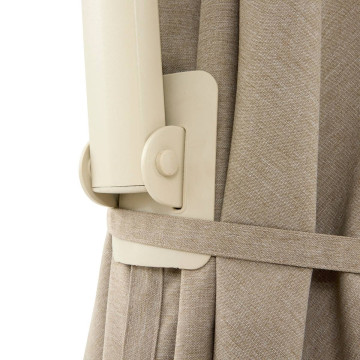 Parasol décentré Melhia 3x4 m inversé oléfine lin/argile Hespéride - Le Dépôt Bailleul