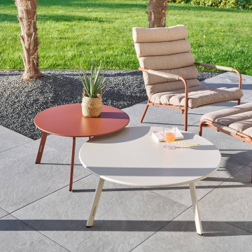 Table basse Saona acajou D 70 cm Hespéride - Le Dépôt Bailleul