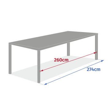 Table extensible 10p Evasion effet bois lin / laurier Hespéride - Le Dépôt Bailleul