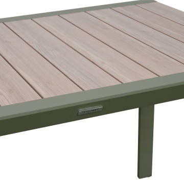 Table fixe rectangulaire 4p Evasion lin/laurier Hespéride - Le Dépôt Bailleul