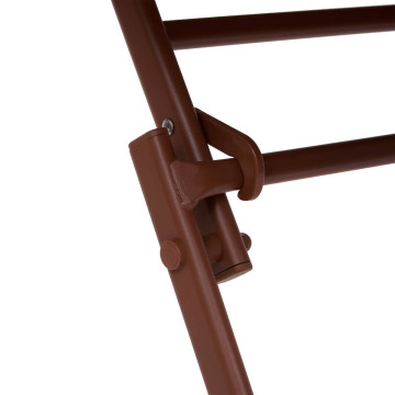 Table ronde pliante Greensboro 2p acajou Hespéride - Le Dépôt Bailleul