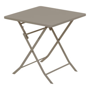 Table carrée pliante Greensboro 2p café Hespéride - Le Dépôt Bailleul