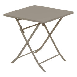Table carrée pliante Greensboro 2p café Hespéride - Le Dépôt Bailleul
