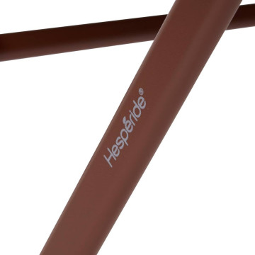 Table carrée pliante Greensboro 2p acajou Hespéride - Le Dépôt Bailleul