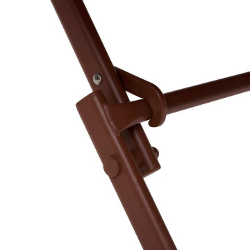 Table rectangulaire pliante Greensboro 4p acajou Hespéride - Le Dépôt Bailleul