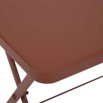 Table rectangulaire pliante Greensboro 4p acajou Hespéride - Le Dépôt Bailleul