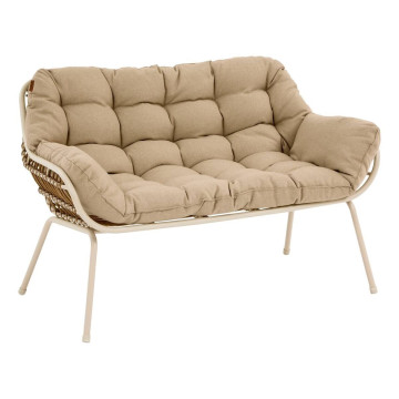 Salon de jardin 4 places Paopao argile Hespéride - Le Dépôt Bailleul