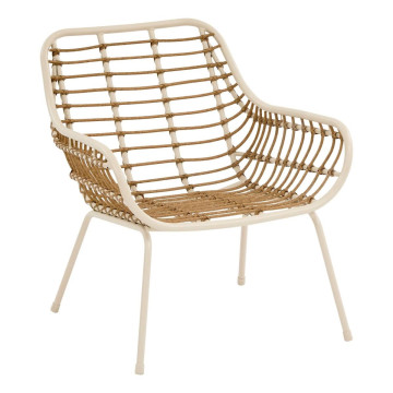 Salon de jardin 4 places Paopao argile Hespéride - Le Dépôt Bailleul