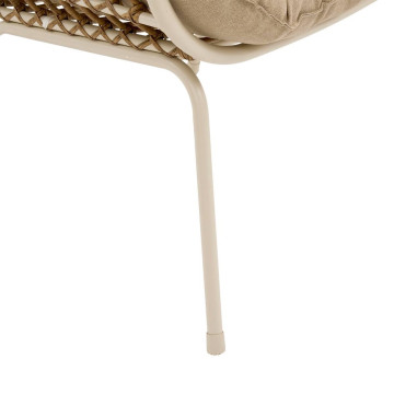 Salon de jardin 4 places Paopao argile Hespéride - Le Dépôt Bailleul