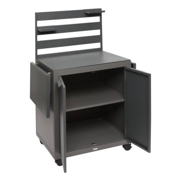 Chariot à roulettes extérieur Oxyana graphite Hespéride - Le Dépôt Bailleul