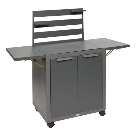 Chariot à roulettes extérieur Oxyana graphite Hespéride - Le Dépôt Bailleul