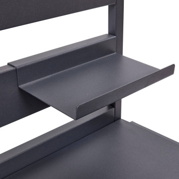 Chariot à roulettes extérieur Oxyana graphite Hespéride - Le Dépôt Bailleul