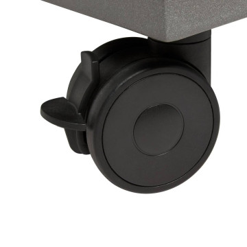 Chariot à roulettes extérieur Oxyana graphite Hespéride - Le Dépôt Bailleul