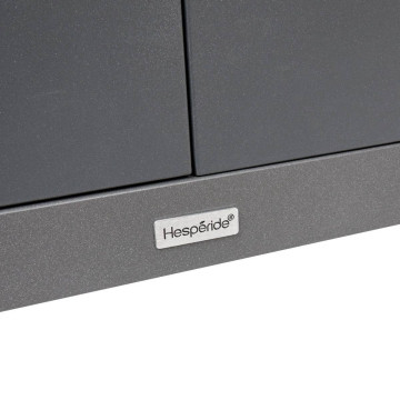 Chariot à roulettes extérieur Oxyana graphite Hespéride - Le Dépôt Bailleul