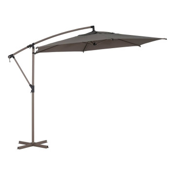 Parasol décentré rond Manoa café Hespéride - Le Dépôt Bailleul