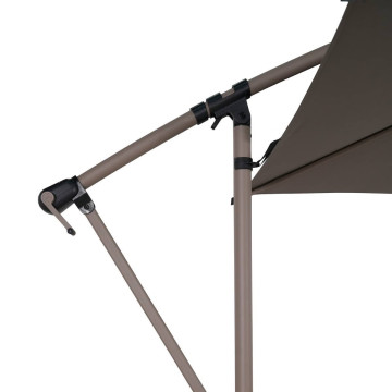 Parasol décentré rond Manoa café Hespéride - Le Dépôt Bailleul