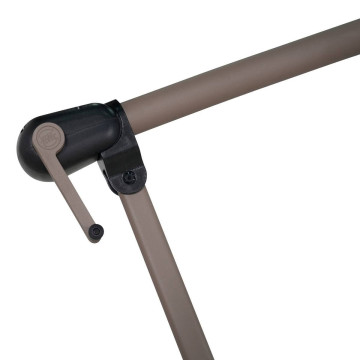 Parasol décentré rond Manoa café Hespéride - Le Dépôt Bailleul