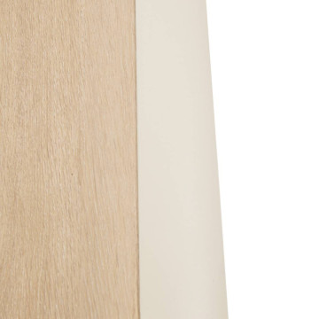 Table extérieure pliante 6 places Azua verre effet bois épeautre argile Hespéride - Le Dépôt Bailleul