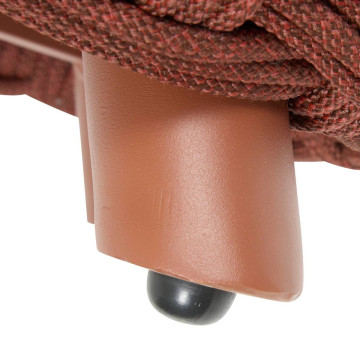 Pouf extérieur maille tressée Obbae acajou Hespéride - Le Dépôt Bailleul