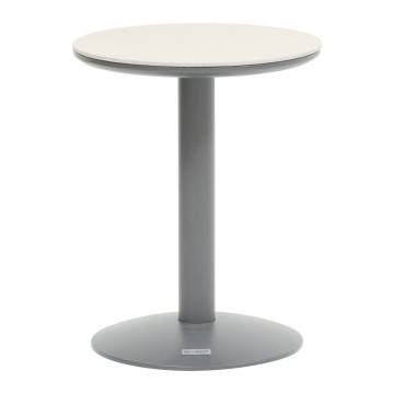 Table d'appoint D40 pierre frittée Soletia graphite Hespéride - Le Dépôt Bailleul